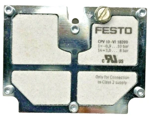 Festo CPV10-EPR-EU, piastra terminale, serie SD02, nuovo (K) - Foto 1 di 10