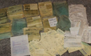 NORTHERN PACIFIC RAILWAY 225 TRAIN ORDERS. 50 Train Line up & 220 Clearance Form - Picture 1 of 16