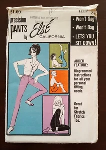 Vintage 60's PRECISION PANTS by ELSE' CALIFORNIA Sewing Pattern Women - Picture 1 of 7