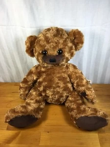 Manhattan Toy Derby Bear Medium Plush Soft Brown Teddy Plush Stuffed Animal - Picture 1 of 12