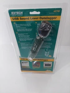 Extech 407760 30 dB to 130 dB 31.5 Hz to 8 kHz Sound Level Meter - Picture 1 of 7