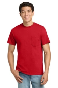 Gildan® - T-shirt Ultra Cotton® 100% cotone americano con tasca 2300 - Foto 1 di 3