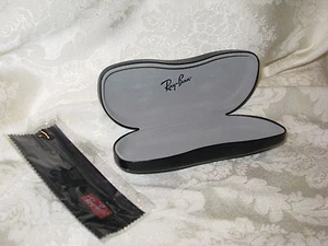 Occhiali da sole/occhiale Ray-Ban custodia nera con panno. Nuovo. - Foto 1 di 1