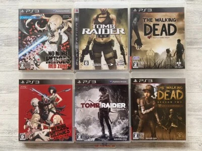 SONY PS3 No More Heroes & Tomb Raider & The Walking Dead set from Japan - Image 1 of 4