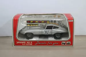 POLISTIL 1/25 JAGUAR XK-E 4,2 LITER (GRAU) NR.SN02 DRUCKGUSS AUTO KONVOLUT MODELL - Bild 1 von 8