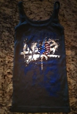 Camiseta sin mangas Arizona Flag Peace Heart Love Patriótica multicolor para mujer M Foto 1 de 3