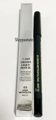 Lancome Hasta 24H Drama Liqui-Lápiz Gel Delineador de Ojos Tono 03 VERDE METROPOLITANO Foto 1 de 4