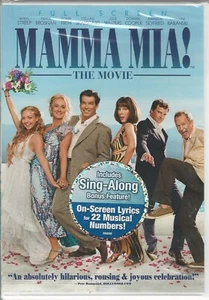 Mamma Mia! The Movie Vollbild-DVD neu versiegelt NIS SING ONGET enthalten! - Bild 1 von 2