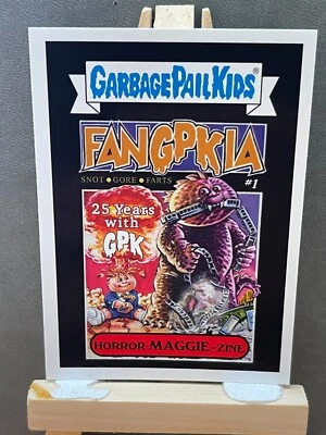 2019 Garbage Pail Kids Revenge The Horror-ible HORROR MAGGIE-zine 2b - Image 1 of 2