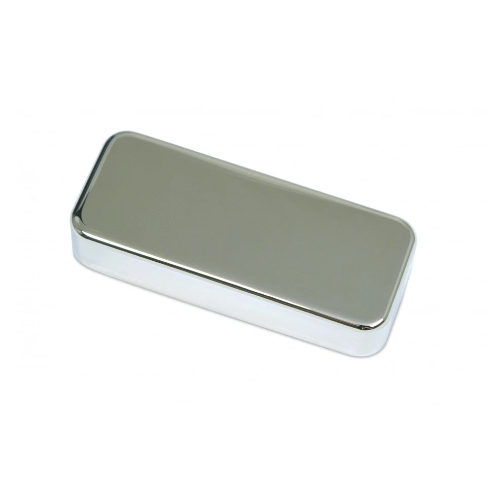 P-90 Metal Cover, No Holes (Enclosed) - Nickel Silver (3 finishes available) - Image 1 of 1