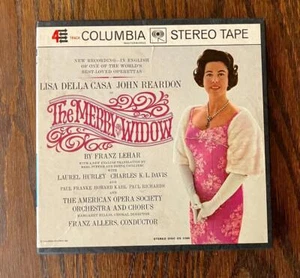 The Merry Widow Franz Lehar Columbia OQ 517 Reel To Reel 7.5 IPS NM Tested - Imagen 1 de 4