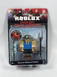 Roblox Dungeon Quest Industrial Guardian Armor Action Figure Warrior Helmet New - Picture 1 of 4