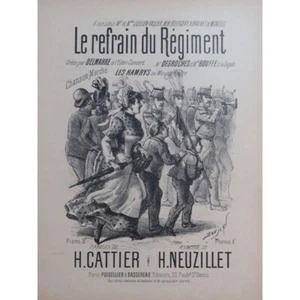 Neuzillet H. The Chorus Of Regiment Singer Piano - Picture 1 of 4