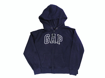 Women's GAP Navy Pullover Hoodie | Hooded Sweatshirt / Sweater | Size L • 20.35€
