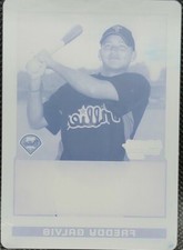 FREDDY GALVIS 2009 Bowman Chrome Prospects RC PRINTING PLATE SP #1/1 Phillies of