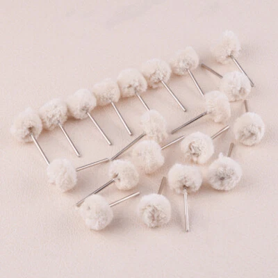 20X Dental Wool Brushes Polishing Buffing Wheels Rotary Tools - Image 1 of 2