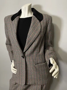 Traje falda de lana para mujer Joan Leslie talla 12 P - Imagen 1 de 12