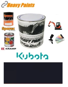 Kubota KX-4 U-Series Dark Blue Excavator Paint Enamel Paint 1 Litre Tin - Picture 1 of 3
