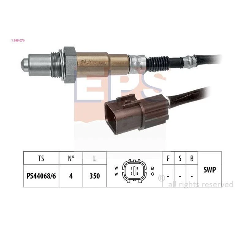 EPS 1.998.076 Sonda Lambda Para Chevrolet Aveo/Kalos Daewoo Lacetti - Imagen 1 de 1