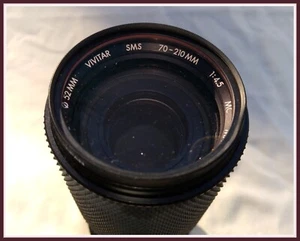 VINTAGE VIVITAR TELEPHOTO 70 - 210MM LENS - Picture 1 of 3