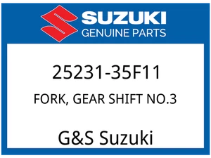 HORQUILLA SUZUKI OEM 25231-35F11, CAMBIO DE MARCHAS NO.3 - Imagen 1 de 1