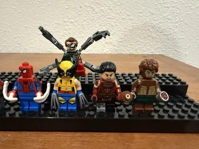 Lego Marvel Minifigs Lot Of 6, Wolverine, Miles Morales And More! - Image 1 of 3