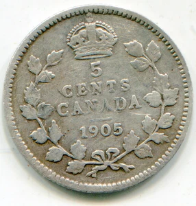 Canada 5 Cents 1905 KM-9   lotnov3743 - Picture 1 of 2
