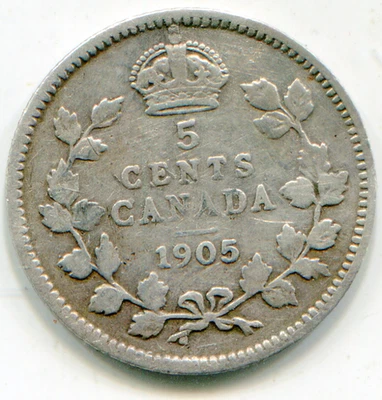Canada 5 Cents 1905 KM-9   lotnov3743 - Image 1 of 2