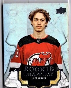 Luke Hughes Rookie Draft Day /349 2023-24 collezione squisita #RDD-LH - Foto 1 di 2