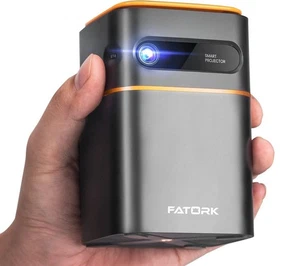 FATORK Mini Proiettore, 5G WiFi 6 Bluetooth Proiettore a Lancio Corto, HD 1080P DLP - Foto 1 di 2