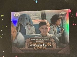 2025 Topps Chrome Star Wars Skeleton Crew #SC-2 Wim & Neel Shuttle To Class (Q) - Picture 1 of 2