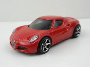 2014 Matchbox #99 Alfa Romeo 4C (Red) - w/ WEAR - Picture 1 of 7