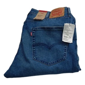 Levi 512 Slim Jeans Tapered Stretch Blue Waist 38 Leg 32 W38 L32 Zip Fly (Q6786) - Picture 1 of 9