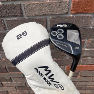MOON WOOD MW8 25° Fairway Metal RH Graphite Shaft 75g Regular Flex. Nice Grip! - Picture 1 of 7