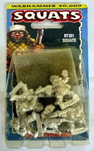 Warhammer 40k Rogue Trader Era Squats sealed bliste r5 figures OOP NOS RT301 - Picture 1 of 7