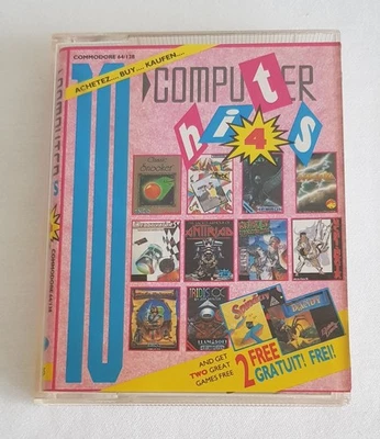 (14) Beau Jolly Commodore 64/128 Spiel **COMPUTER HITS 4** Kassette Tape 1987 - Bild 1 von 4