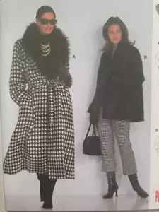 Burda Sewing Pattern 8760 Misses Ladies Coats Size 8-22 Uncut - Picture 1 of 3