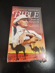 Charlton Heston Presents The Bible Jesus of Nazareth VHS - NEW - Picture 1 of 4