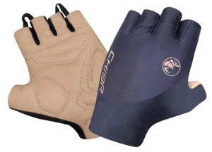 Chiba Bio-X-Cell "Eco" Pro Gel Cycling Mitts In Dark Grey All Sizes - Picture 1 of 1
