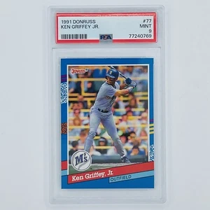 Ken Griffey Jr PSA 9 💎 1991 Donruss #77 Seattle Mariners - Picture 1 of 2