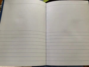 10 x 15mm 40 page Ruled Exercise Book A4 with Drawing space BLUE - Picture 1 of 2