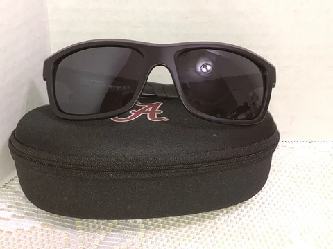 Alabama Crimson Tide Black Wrap Sunglasses NCAA Licensed With Case Cover