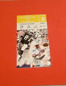 Tom Brady Patriots 12th TD / Game 10 Rookie Season Ticket 11/18/01 - Picture 1 of 3