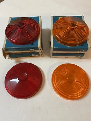 NOS 1967 1968 1969 Chevy Truck Directional Turn Signal Lens 3856498 3856497 GMC - Image 1 of 4