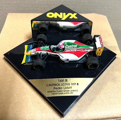 Lotus 107B CASTROL, #11 Pedro Lamy. 1:43 Onyx Model 166B. - Image 1 of 3