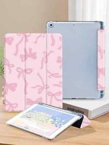 Bow Pattern Protective Tablet Case with Stand Compatible with iPad Galaxy - Picture 1 of 7