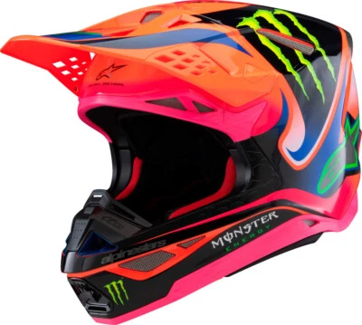 Alpinestars Supertech M10 摩托车越野头盔 SM10 Dirt 自行车骑行 MX 全地形车越野 — 第 1/2 张图片