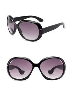 Ladies Oversized Bifocal Reading Glasses Sunglasses Tinted UV400 Lenes~ - Picture 1 of 8