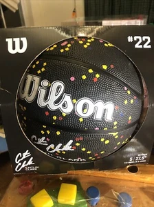 CAITLIN CLARK Journey Series Wilson Basketball “Mapped Out” SIZE 5 New - Picture 1 of 3