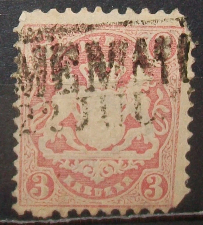 N°406K STAMP DEUTSCHES REICH BAYERN CANCELED Aus - Image 1 of 1